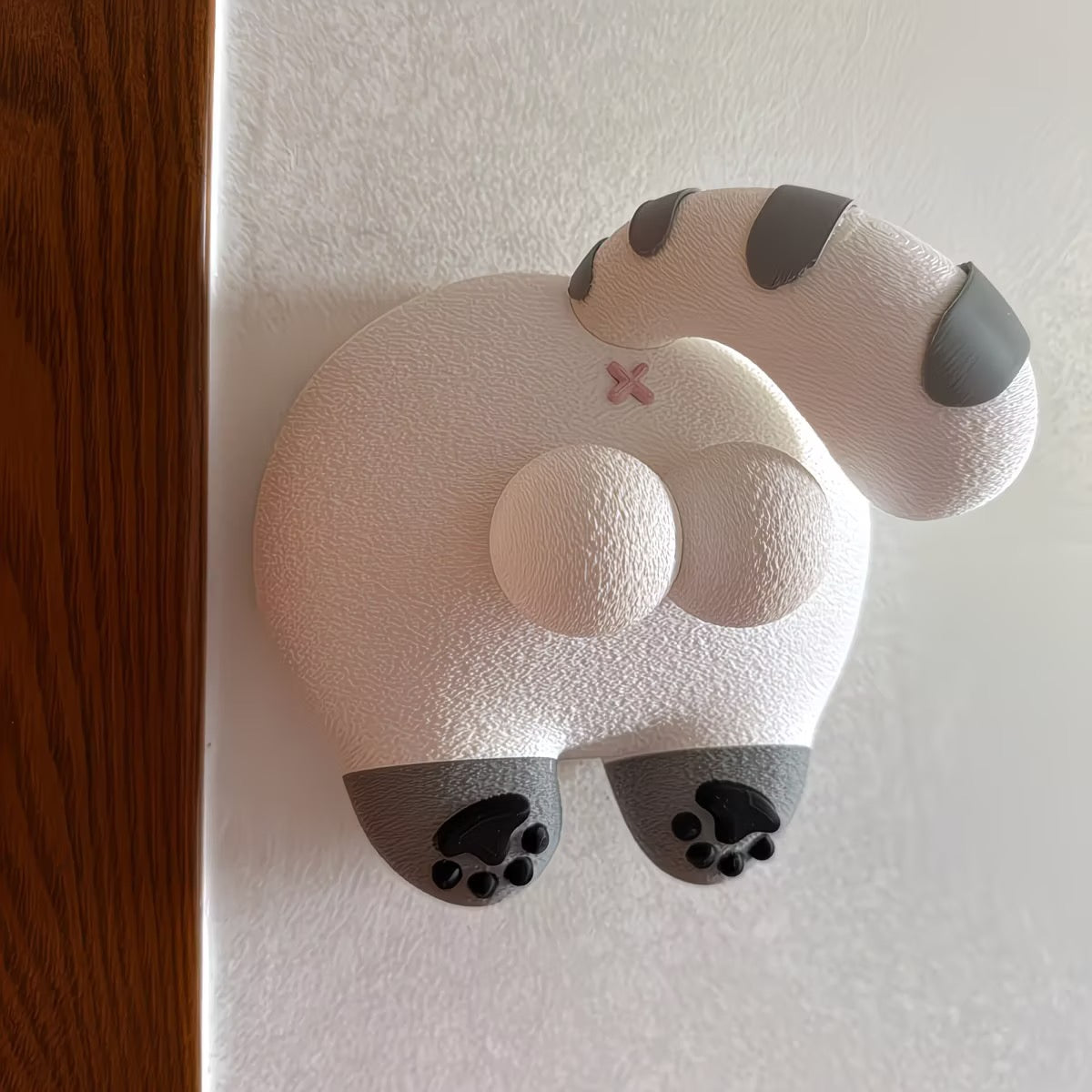 Hilarious Cat‑Butt Light Switch Cover, Quirky Funny Novelty Wall Decor, Cute Gag Gift for Cat Lovers