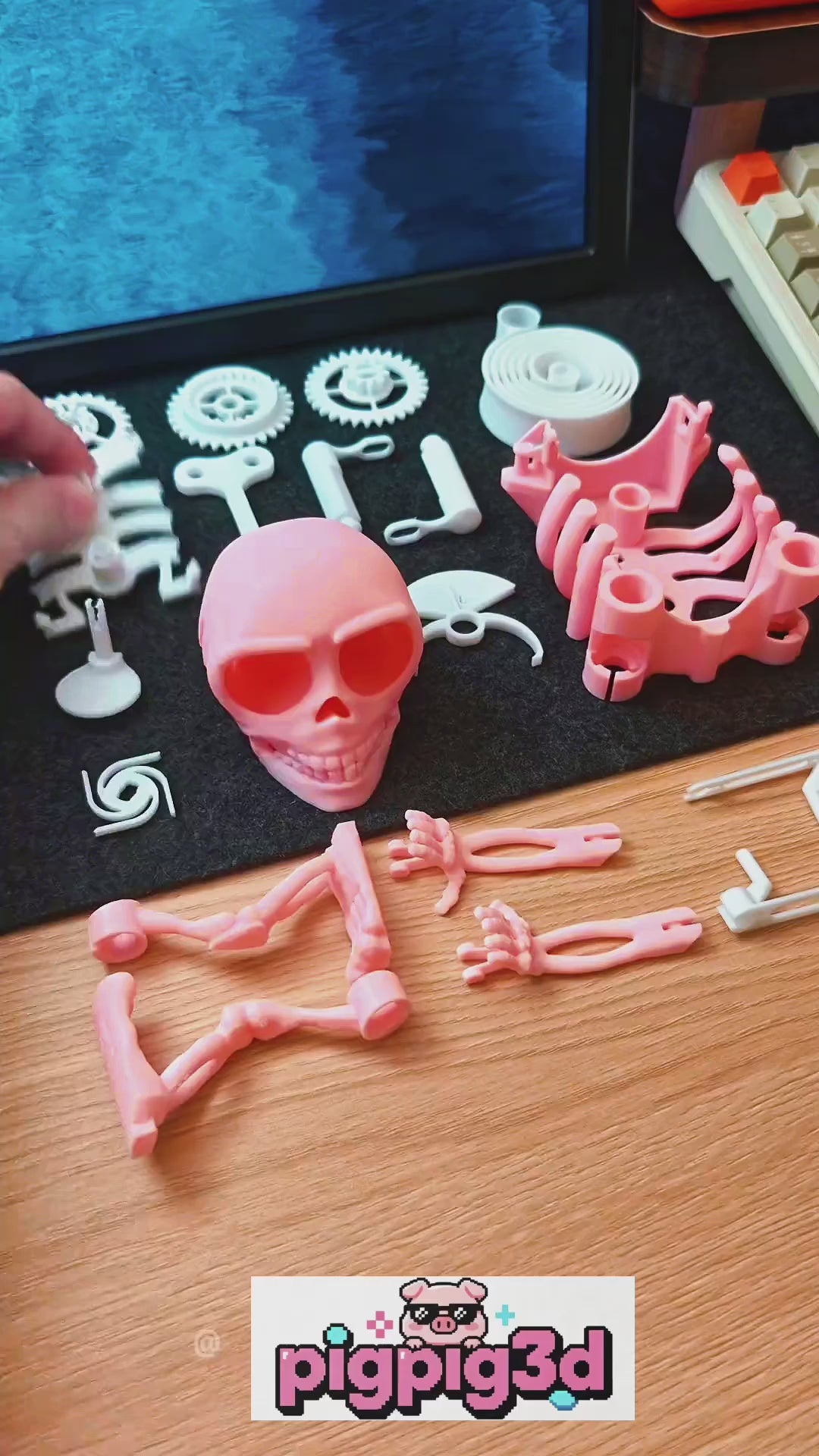 Dancing skeleton