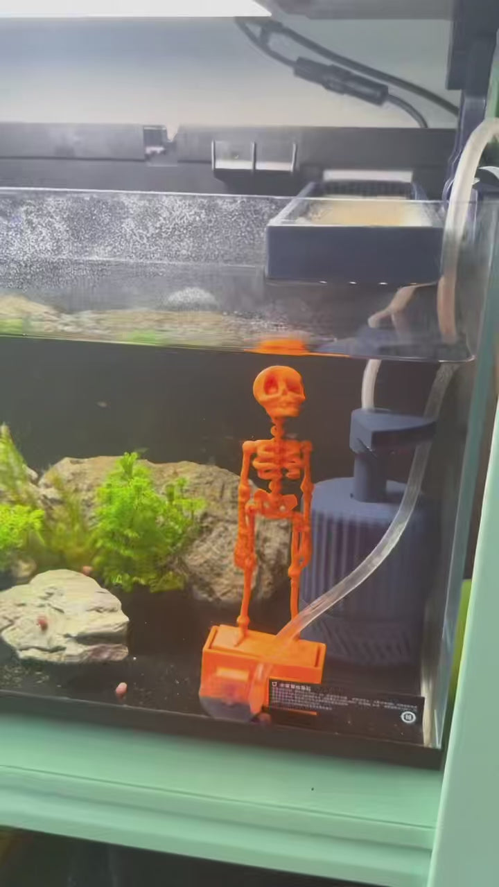 Dynamic Dancing Skeleton Aquarium Ornament